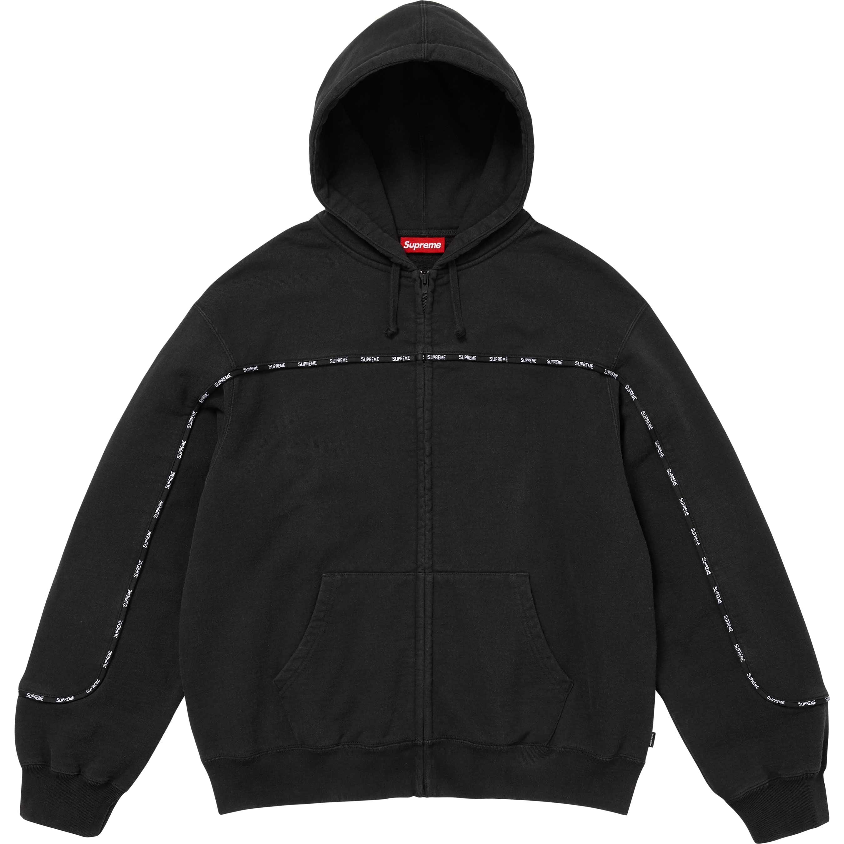 Piping Zip Up Hooded Sweatshirt view 7